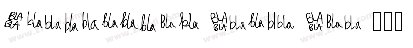 Gravostyle Basic Bla字体转换
